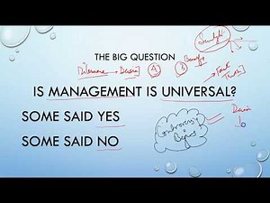 Universality of Management