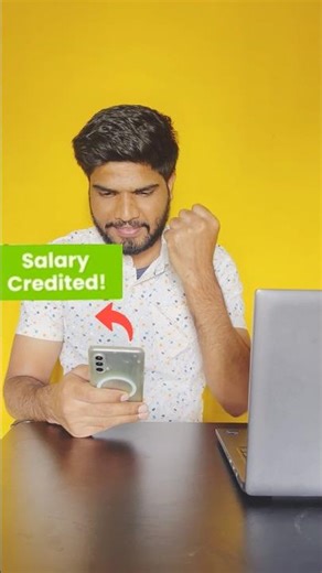 Salary credit aindha? #salary #corporatelife #job