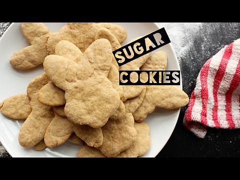 Healthy Sugar Cookie Recipe | How To Make Dairy Free Sugar Cookies