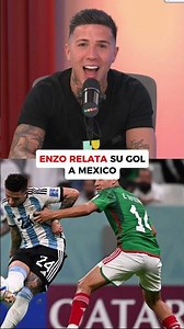 ENZO RELATA SU PROPIO GOL A MEXICO #enzo #enzofernandez #argentina #luzu #nadiedicenada