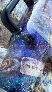40oz Galaxy Design #glittertumbler #glitter #glittertumblers #fyp #galaxy #tutorial