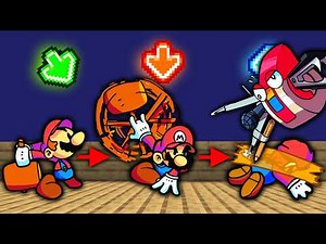 PAPER MARIO | ORIGAMI KING | FNF Character Test | Gameplay VS Playground