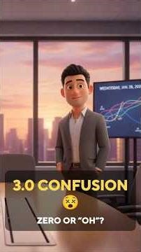 This Tiny English Detail Confuses Everyone… 3 0 #shorts #learnenglish #englishlearning #english