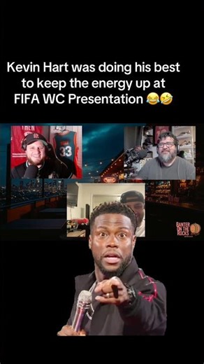 Kevin Hart always trying his best to keep the audience laughing 🤣 #shorts