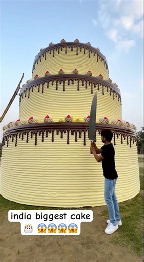 Maine Bana Diya Duniya Ka Sabse Bada Cake 😱🔥 | Giant Cake Challenge #funny #food #cake #viral