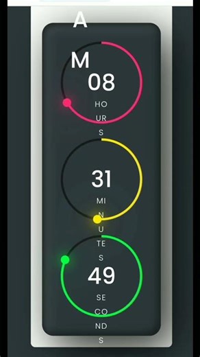 neon clock #html #css #js #javascript #coding