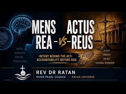 Mens Rea & Actus Reus | Law vs Bible | Rev Dr Ratan | River Pearl Church