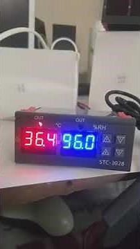 temperature and humidity controller STC 3028 setting