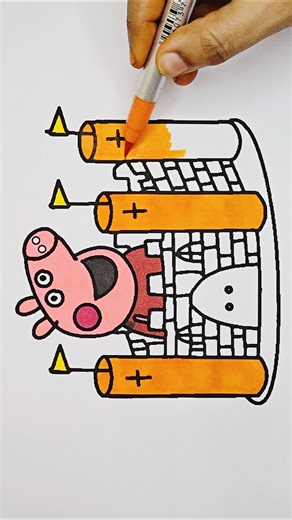 Peppa Pig Coloring Pages for Kids, 230 #peppapig #peppapigcoloring #peppapigdrawing #drawing