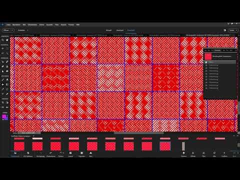 7 Teil Bindungstafeln zu Farbverflechtungen