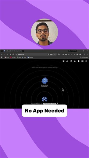 bina data cable ke file transfer ❌ (Secret Browser Trick) #androidtricks #viralvideo #viraltricks