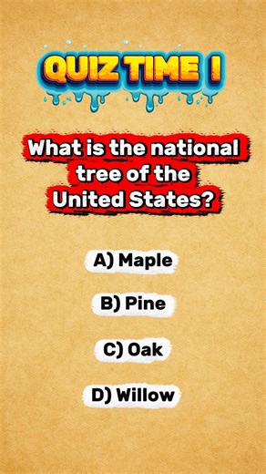 What is the national tree of the United States?