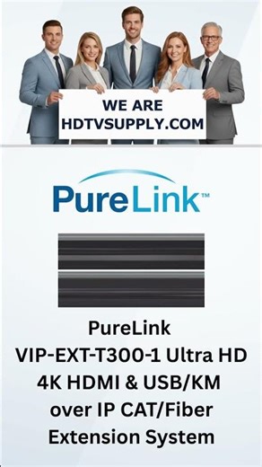 PureLink VIP-EXT-T300-1 Ultra HD 4K HDMI & USB/KM over IP CAT/Fiber Extension System