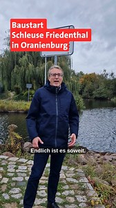 Björn Lüttmann | 🚧 Spatenstich Schleuse Friedenthal!⚓ Nach 10 Jahren Planung beginnt heute mit dem feierlichen Spatenstich endlich der Neubau der Schleuse... | Instagram