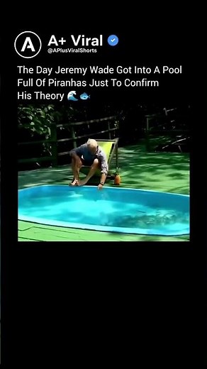 Jeremy Wade in Piranha Pool to Test His Theory