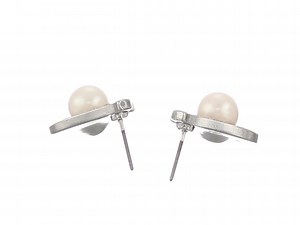 Watch Signature 1928 "Pearl Essentials" Silver-Tone Crystal and Cultura Pearl Button Stud Earrings on Amazon Live