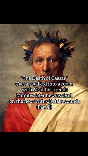 How Julius Caesar Really Died: The Truth About the Ides of March #history #juliuscaeser #art