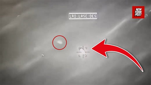Hellfire missile fired by US military bounce off UFO over ocean