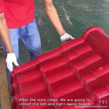 Gongli Building Materials--ASA Synthetic Resin Tiles Installation Process