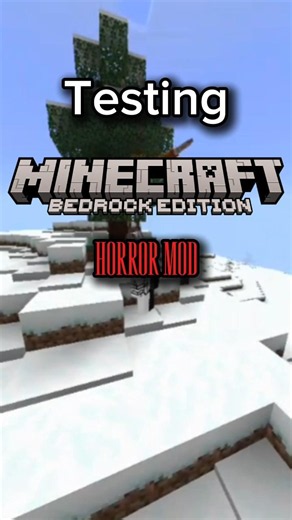 tortured mod : horror : testing minecraft bedrock mod. part 2. #minecraftshorts
