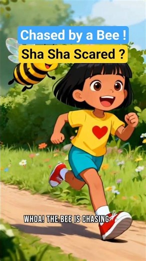 Sha Sha Gets Chased by a Bee! So Funny in the Magic Forest l 🤣