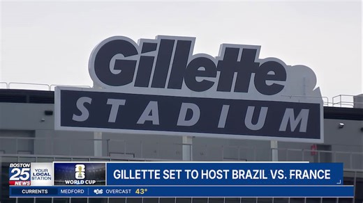Gillette Stadium set to host Brazil-France in international friendly ahead of 2026 World Cup matches