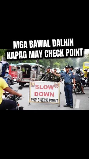 Mga Dapat Iwasang Dalhin sa Check Point