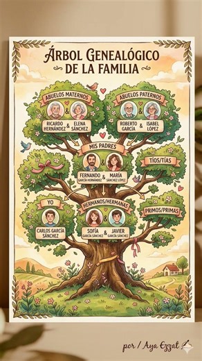 árbol de la familia 😌🇪🇸