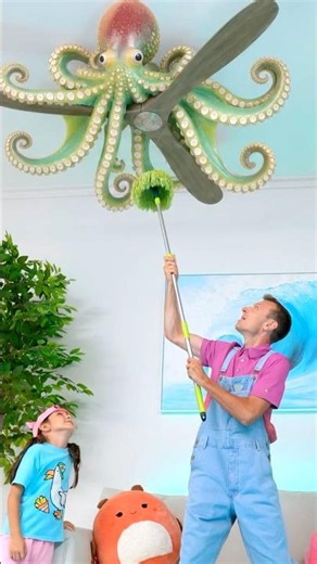 Toy Octopus Comes Alive and Steals Chips!
