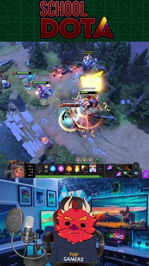 Bloqueo preventivo: La técnica del Linken's Sphere en el duelo 🛡️💎 #Dota2Reflexes #Outplay
