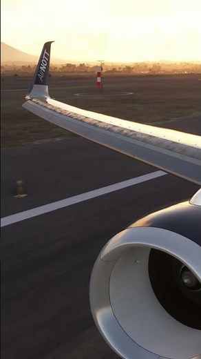 Boeing 737 Wing View Landing into Malaga, Spain - MSFS 2020