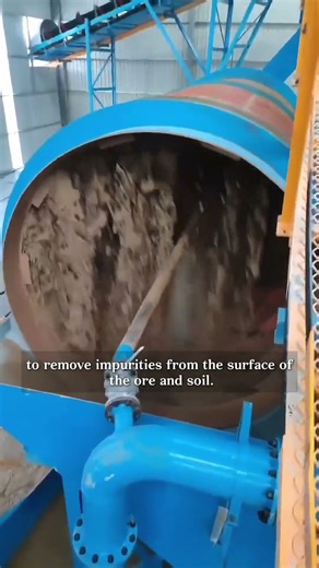 Drum Ore Washer: High-Efficiency Removal of Large Sand and Gravel Impurities