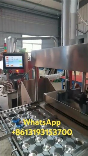 Edible coffee cup making machine.