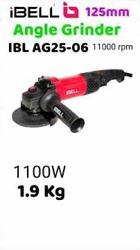 iBell IBL AG25-06 1100W 5 inch Angle Grinder