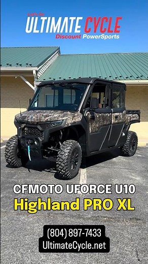 Featured: 2026 CFMOTO UFORCE U10 Highland Pro XL Camo