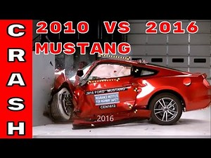 2010 vs 2016 Ford Mustang Crash Test