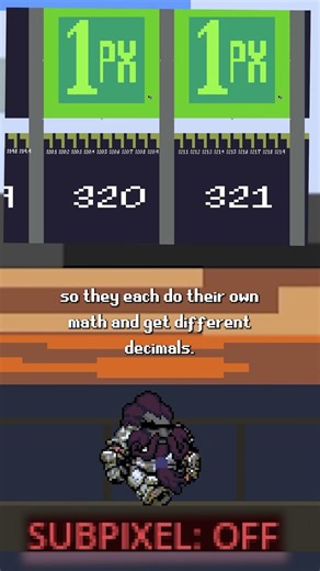 Fixing Pixel Art Video Game Parallax Jitter