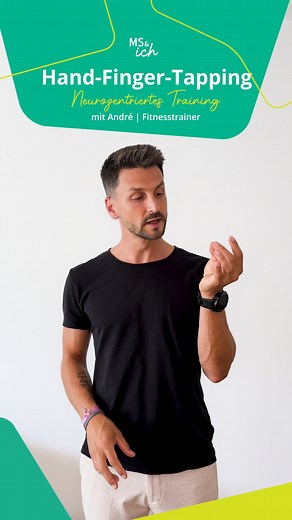 Anzeige | Hand-Finger-Tapping – verbessere deine Feinmotorik und Sensomotorik mit André! 🤲✨ Mit dieser einfachen Übung trainierst du die Koordination deiner Hände: Tippe mit jedem Finger schnell nacheinander auf den Daumen derselben Hand. Wiederhole das abwechselnd mit beiden Händen, so kannst du deine Feinmotorik und Sensomotorik fördern. ​ 💬 Wie ist deine Erfahrung? Teile es mit uns in den Kommentaren! 👇​ ​ #MSundIch #NeuroTraining #Feinmotorik #HandFingerTapping #MultipleSklerose #MSundBew