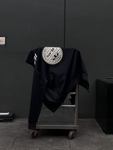 Casual and Sneakers Outfit | A R C H I V E S ,- The Adidas x Oasis Tour Firebird Track Top in Black is a 2025 collaboration celebrating 30 years of British music and... | Instagram