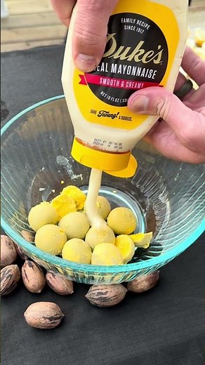 Smoked Deviled Eggs #oklahomajoes #appetizer #foodie #recipe #outdoorcooking #grilling