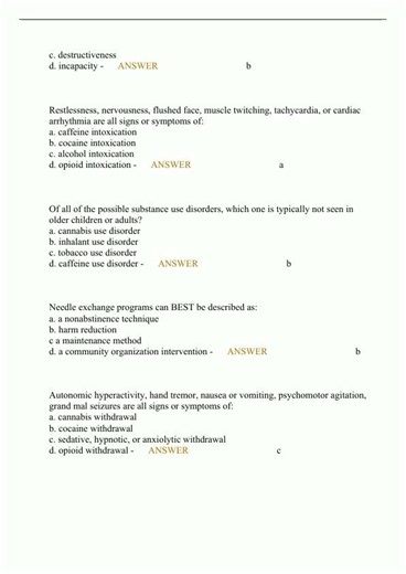 CADC practice questions 2024