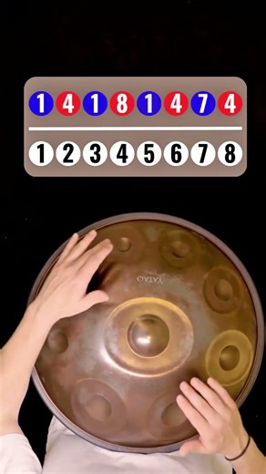 Lesson 5✨Train this powerful 8-beat handpan groove to sharpen timing, flow and full control.