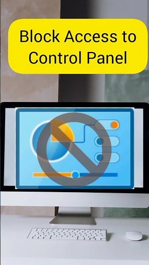 Block Access to Control Panel #tipsandtricks #techtips #techshorts #tech #techvideo #techvideos
