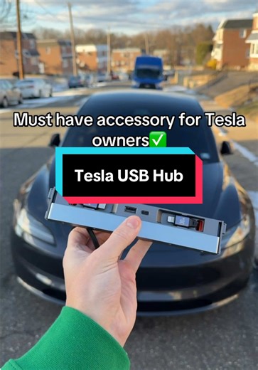 Essential Tesla USB Hub Accessory for Model 3 and Y