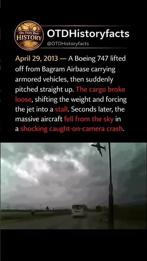 Boeing 747 Cargo Shift Stall — Bagram Airbase Crash (2013)