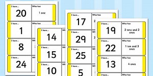 Place Value Loop Cards to 30