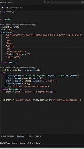 Imprimir usando Python y #zpl