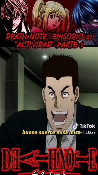 Death note -episodio-21-Actividad