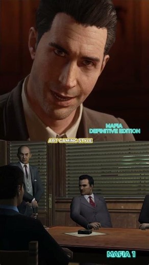 Mafia 1 vs Mafia Definitive Edition - Meeting Don Salieri #shorts #mafia