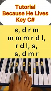 23K views · 465 reactions | Because He Lives: Piano tutorial/Sofa Notes. Christian Worship, key C Sharp #sofanotes #followers #reels #hymn #pianotutorial #public #fyp #viral #hiddentreasuresounds #simplepianolessons #sofanotes #viralvideos #instrumental #fypage #for #foryoupage #foryou #trending | HiddenTreasure Sounds | Facebook